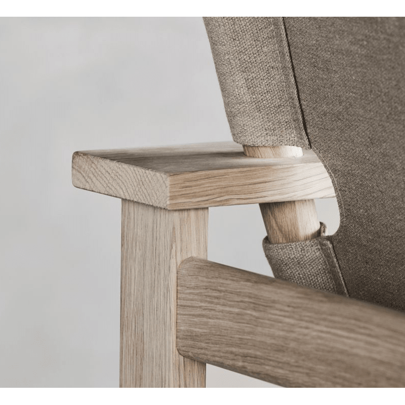 Lounge Chair - The Canvas Chair Oak soap von Fredericia
