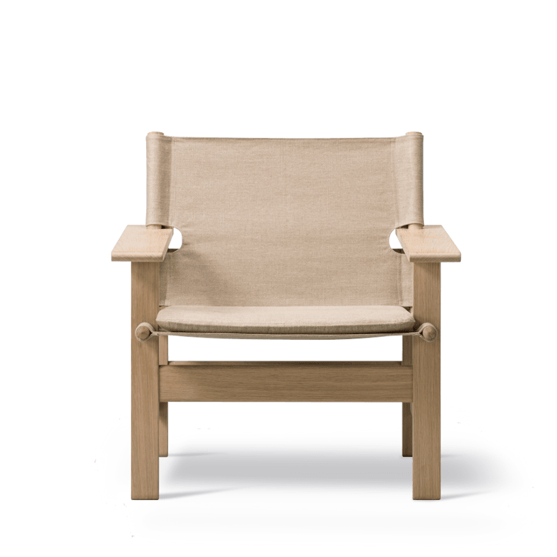 Lounge Chair - The Canvas Chair Oak soap von Fredericia