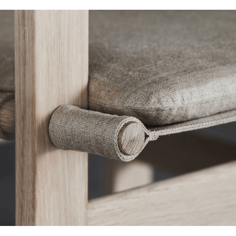 Lounge Chair - The Canvas Chair Oak soap von Fredericia