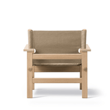 Lounge Chair - The Canvas Chair Oak soap von Fredericia