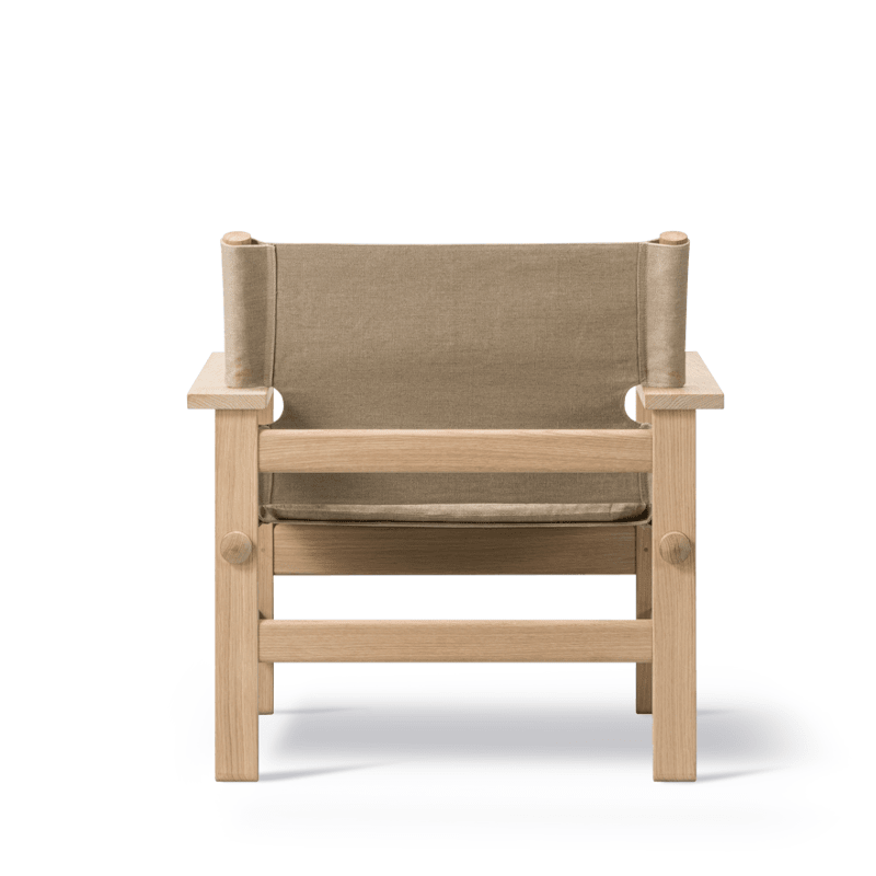 Lounge Chair - The Canvas Chair Oak soap von Fredericia