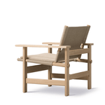 Lounge Chair - The Canvas Chair Oak soap von Fredericia