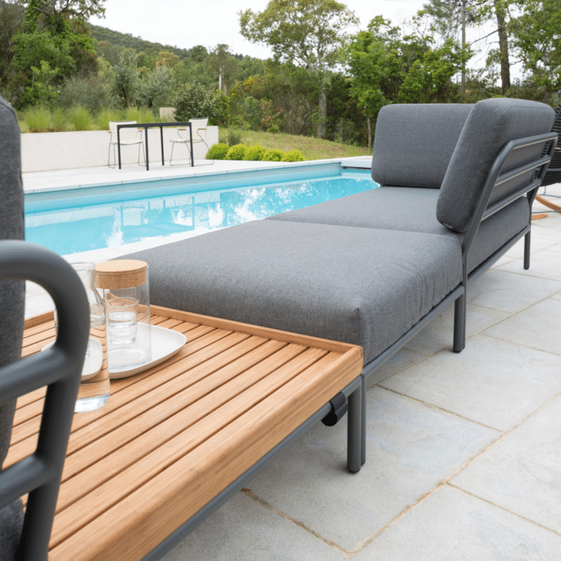 Lounge Tisch - Level grau/natur S von Houe