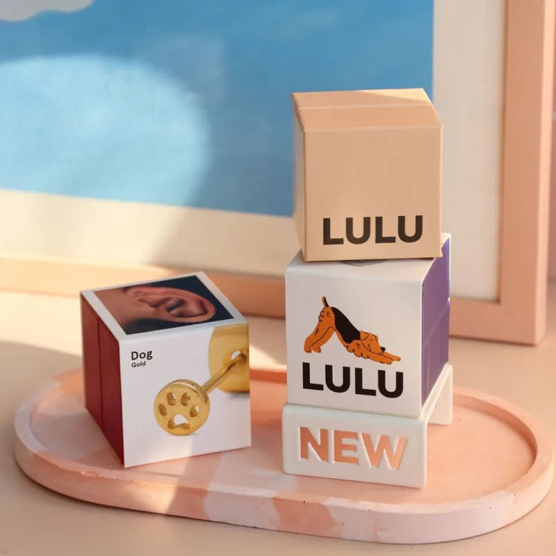 LULU Copenhagen - Ohrring Dog Gold