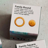 LULU Copenhagen - Ohrring Family Round brushed Gold