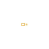 LULU Copenhagen - Ohrring Family Square brushed Gold

