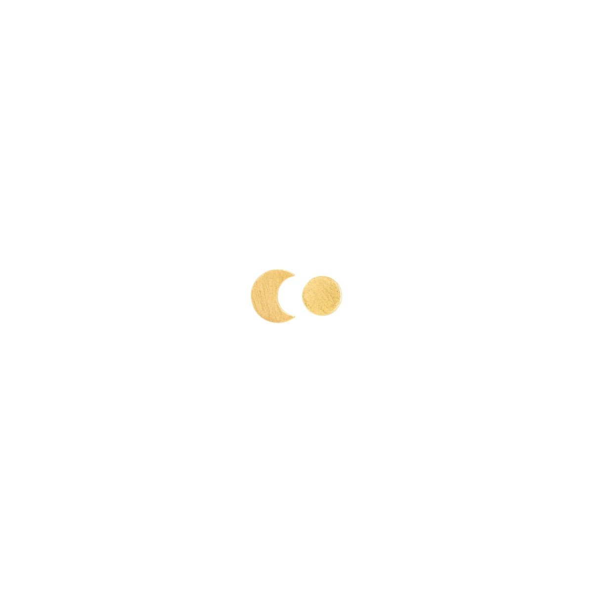 LULU Copenhagen - Ohrring Family To The Moon And Back Gold

