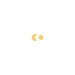 LULU Copenhagen - Ohrring Family To The Moon And Back Gold

