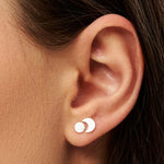 LULU Copenhagen - Ohrring Family To The Moon And Back Silber