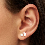 LULU Copenhagen - Ohrring Family To The Moon And Back Silber