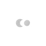 LULU Copenhagen - Ohrring Family To The Moon And Back Silber