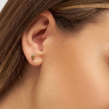 LULU Copenhagen - Ohrring Ice cone Crystal Gold