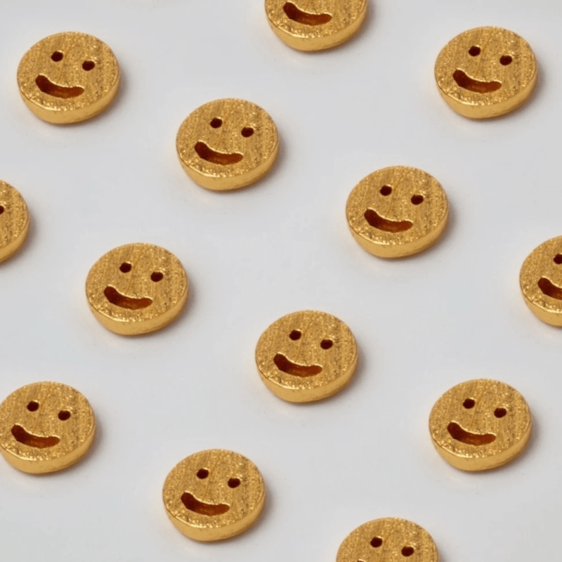 Ohrring - Smile Gold von Lulu copenhagen