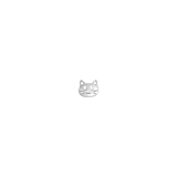 LULU Copenhagen - Ohrring The Cat Silber

