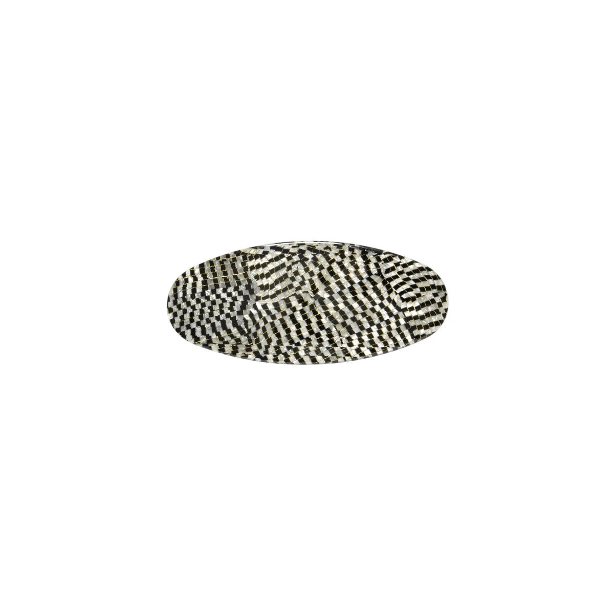 Machete - Haarklammer Jumbo oval Clip Perle Noir 