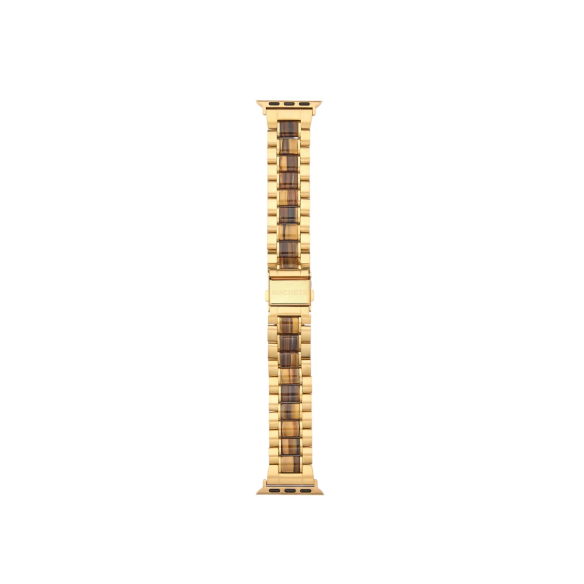 Machete - Uhrenarmband Apple Boyfriend Gold/Tigers Eye