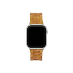 Machete - Uhrenarmband Apple Cognac/Silber