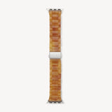 Machete - Uhrenarmband Apple Cognac/Silber