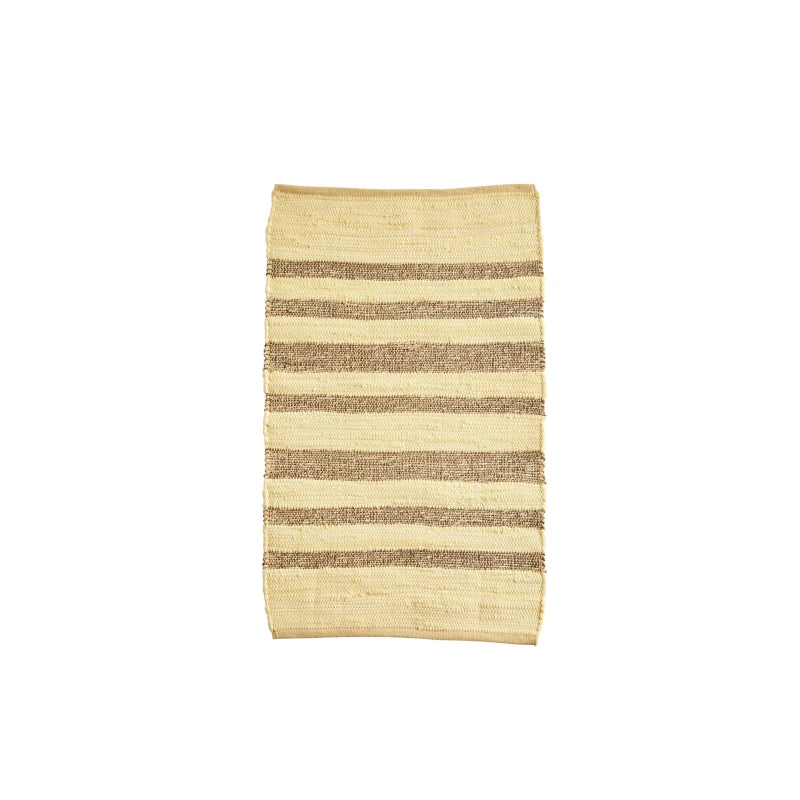 Madam Stoltz - Badematte Seagrass natural/yellow