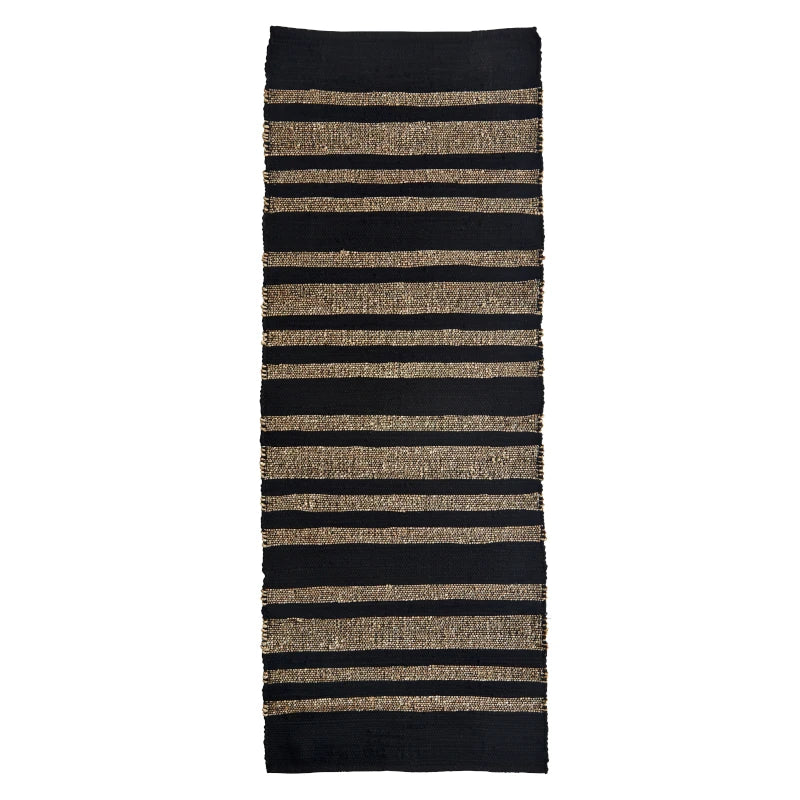 Madam Stoltz - Teppichläufer Seagrass natural/black
