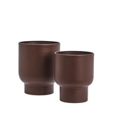 Madam Stoltz - Übertopf matt ruby wine

