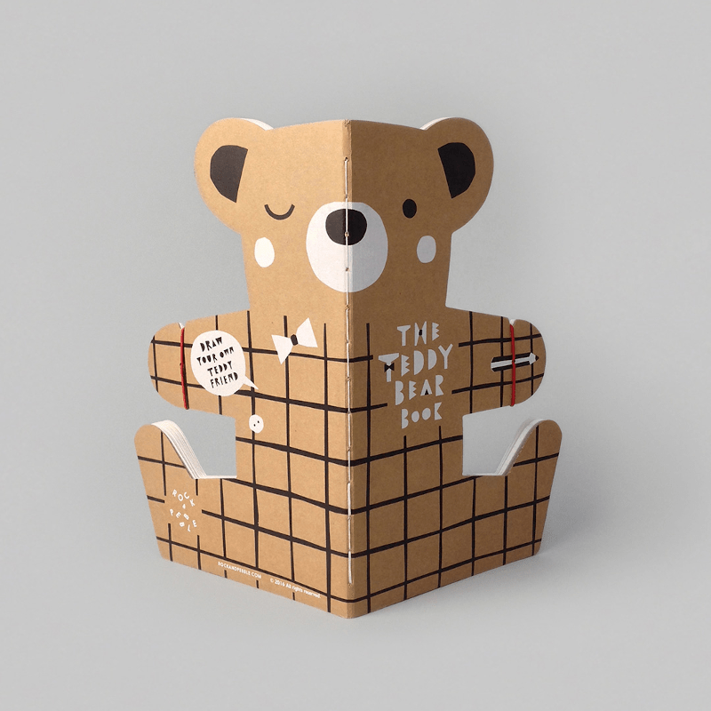 Malblock - The teddy bear book von Rock & Pebble