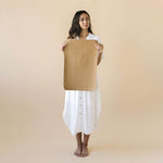 Wickelunterlage Camel Leder