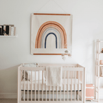 Wandbild Regenbogen Leder