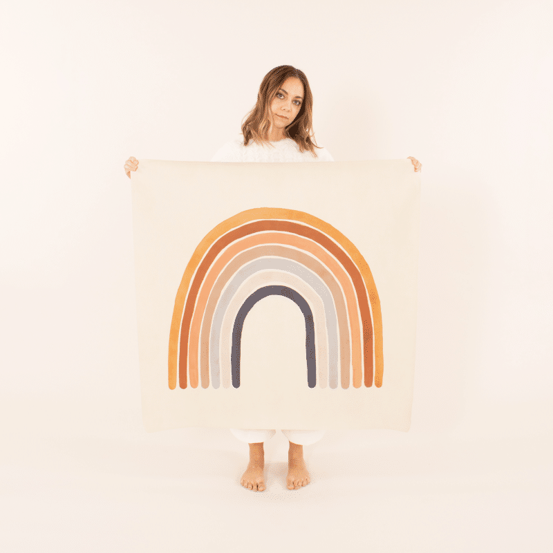 Matte Regenbogen Leder