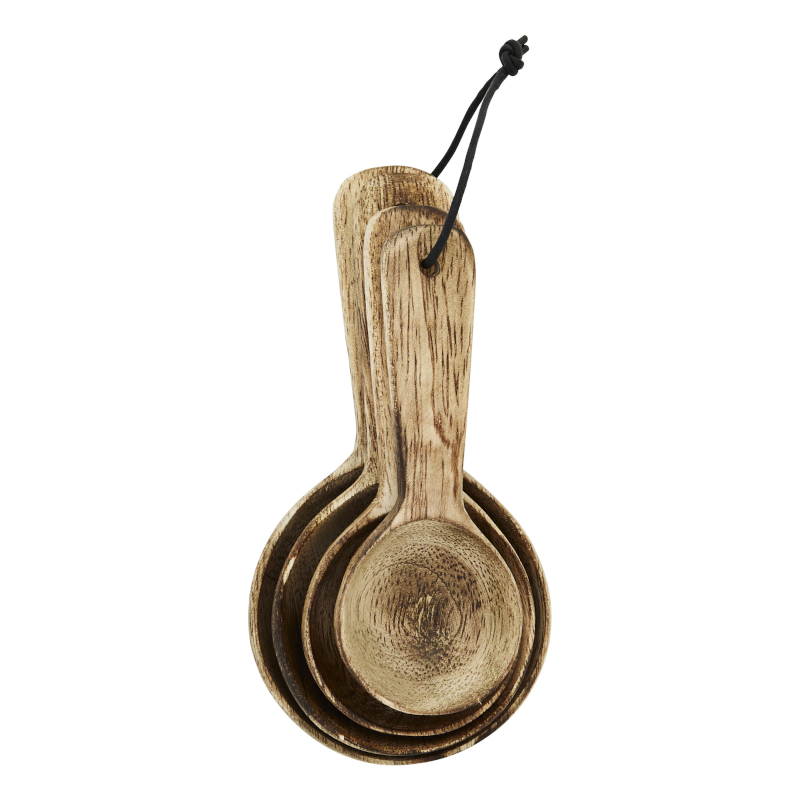 Messlöffel Holz 4er Set von Madam Stoltz
