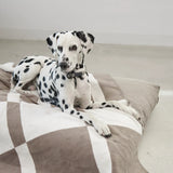 MiaCara - Dog Blanket Blocco Taupe/Natural M