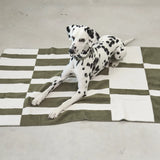 MiaCara - Dog Blanket Blocco Taupe/Natural M