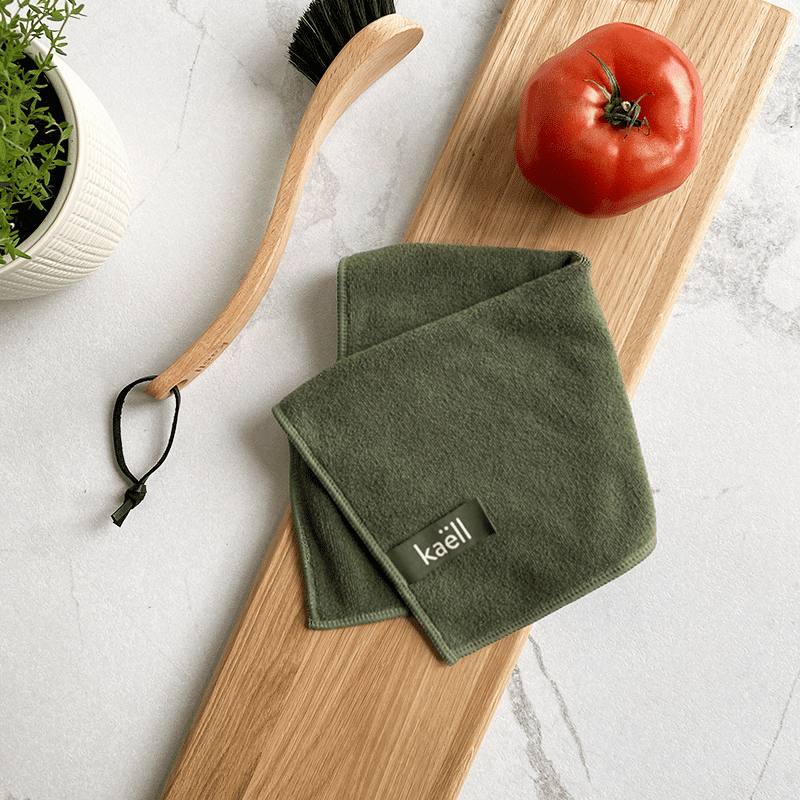Mikrofasertuch antibakteriell – Multitalent plus olive von Kaëll