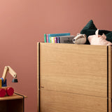 MOEBE - Box Storage Oak/black

