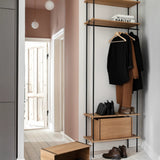 MOEBE - Box Storage Oak/black

