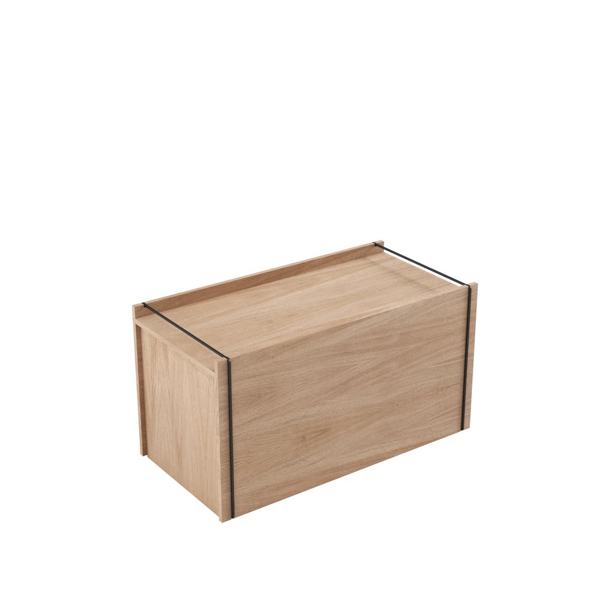 MOEBE - Box Storage Oak/black

