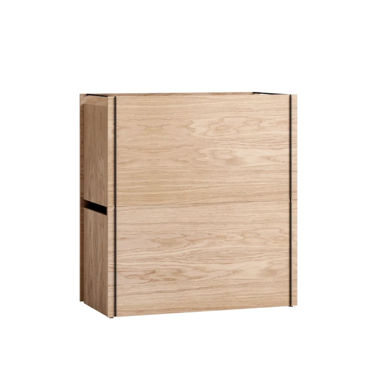 MOEBE - Box Storage Oak/black

