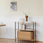 MOEBE - Box Storage Oak/black

