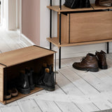 MOEBE - Box Storage Oak/black

