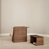 MOEBE - Box Storage Smoked Oak/black