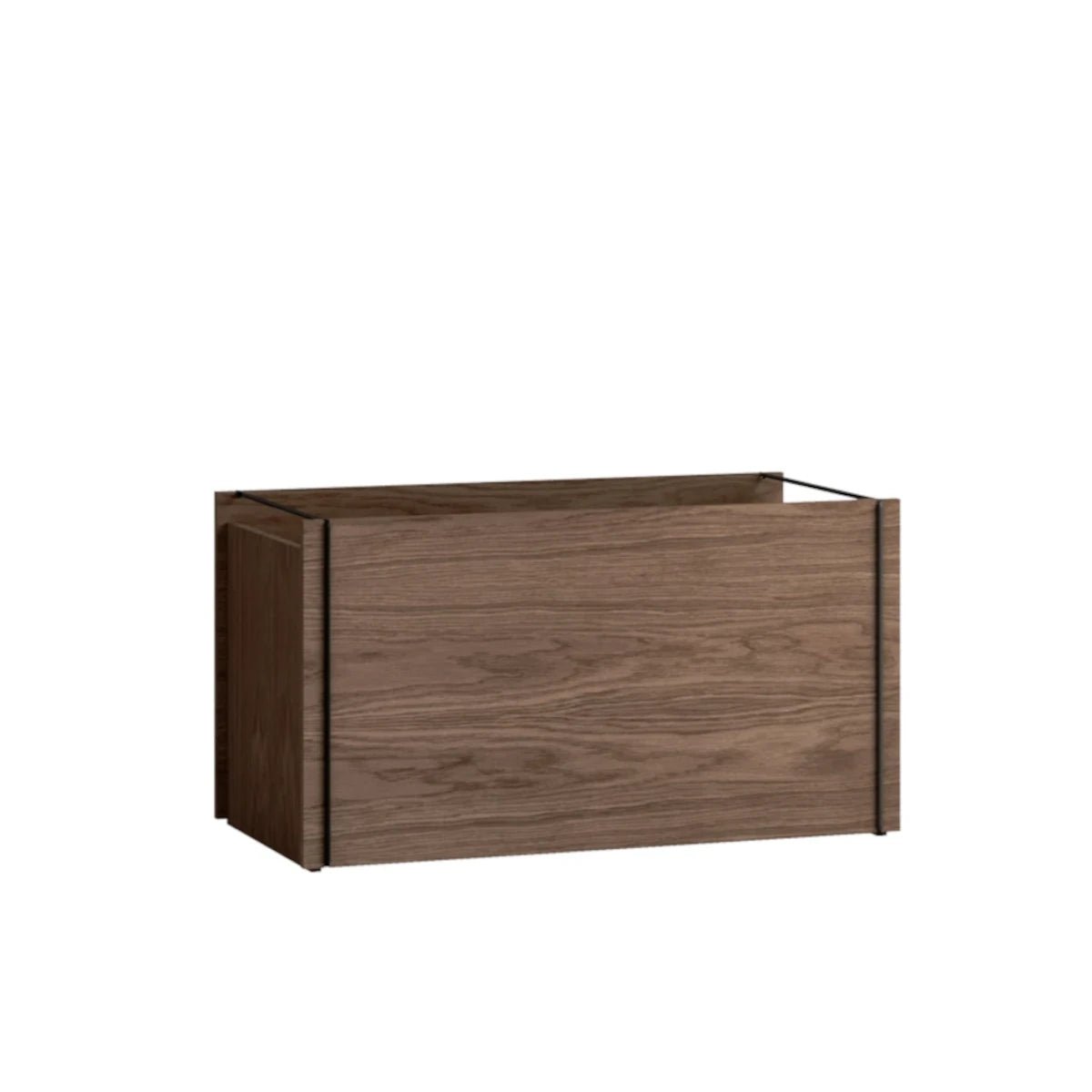 MOEBE - Box Storage Smoked Oak/black

