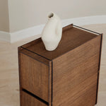 MOEBE - Box Storage Smoked Oak/black