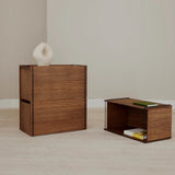 MOEBE - Box Storage Smoked Oak/black