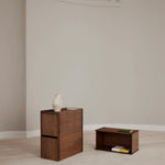 MOEBE - Box Storage Smoked Oak/black
