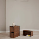 MOEBE - Box Storage Smoked Oak/black