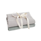 Muslin - Baby stone grey & sage 2er Set von ooh noo