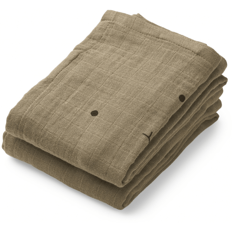 Muslin - HANNAH Rabbit oat 2er Set von Liewood
