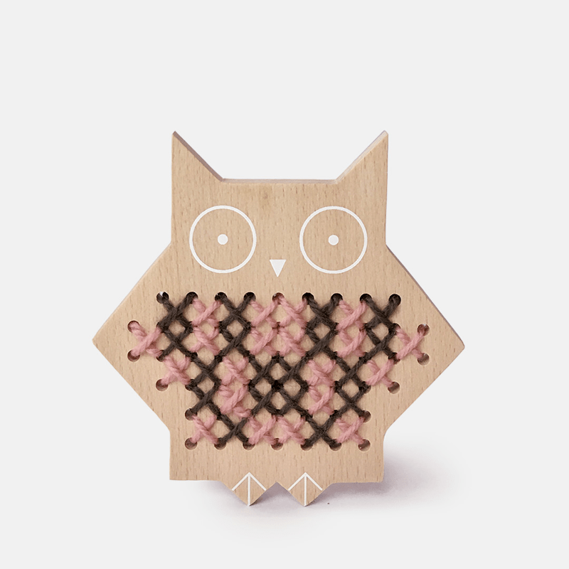Nähspiel – Cross Stitch Friends Owl von Moon Picnic