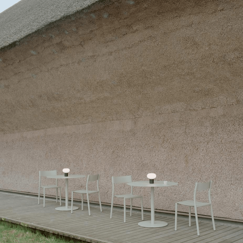 New Works - Bistrotisch May Light Grey 90
