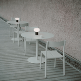 New Works - Bistrotisch May Light Grey 90